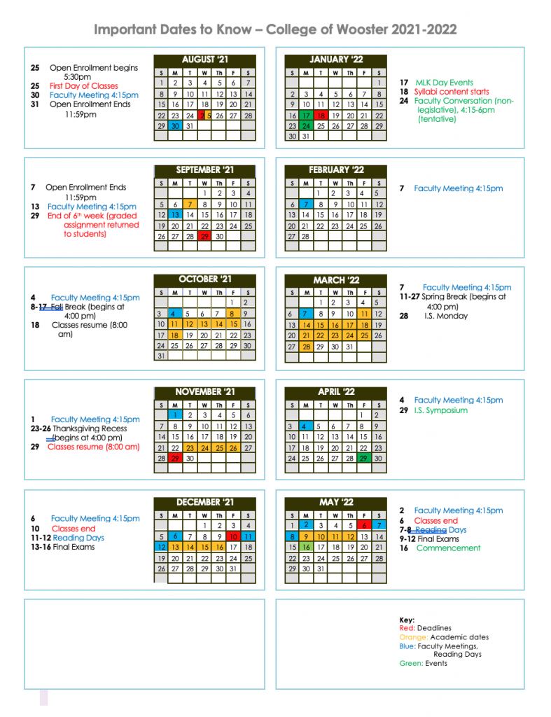Cwru Academic Calendar 2022 2023 Academic Policies & Practices – 2021-2022